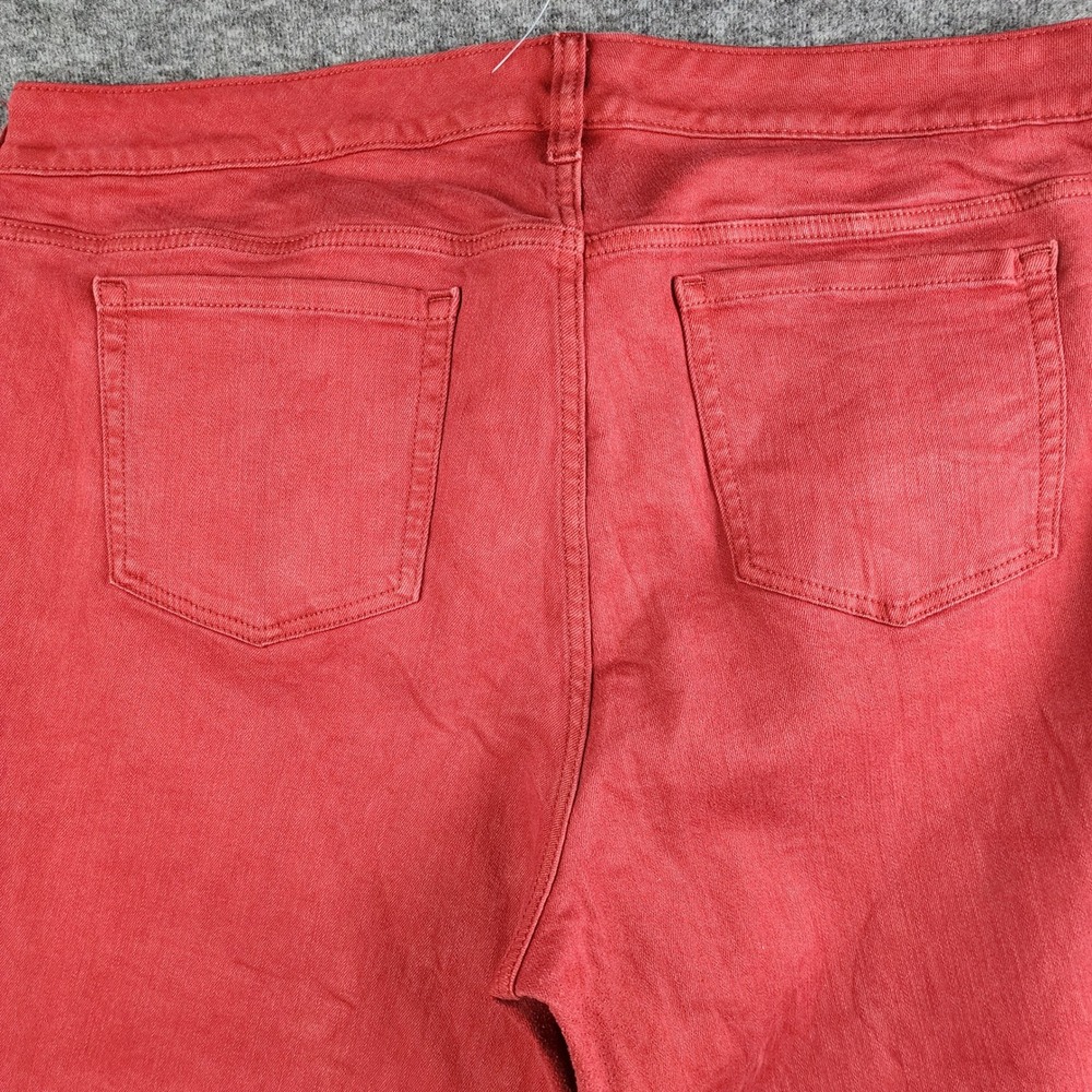 Torrid Boyfriend Straight Jeans Women 18R Red Vintage Stretch‎ Denim Pants - Picture 5 of 10